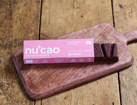 Wild Berry Raw Chocolate Bar, Organic, nucao (40g)