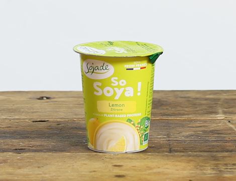 Lemon Soya Yogurt, Organic, Sojade (125g)