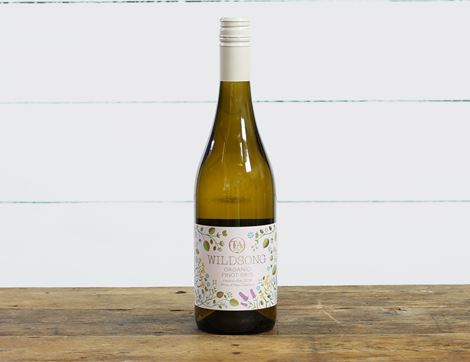 Wildsong Pinot Gris, Organic, 2018 (75cl)