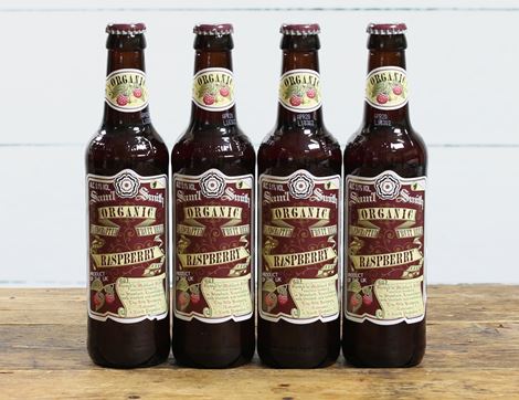 Raspberry Fruit Beer, Organic, Samuel Smith's (4 x 335ml)